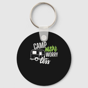 Camping caravan "Camp More æLess" Keychain