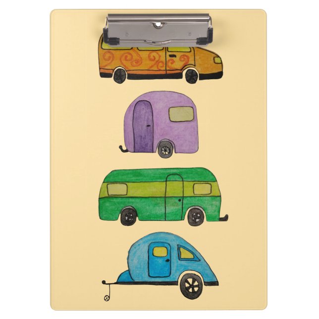 Camping caravans clipboard (Front)