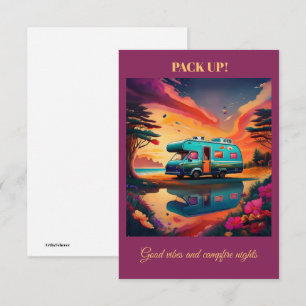 Camping Card: Outdoors Adventure Note Card