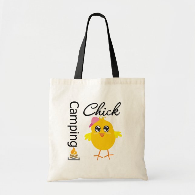 Camping Chick Tote Bag (Front)