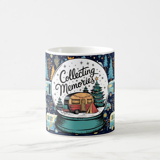 Camping Christmas Themed  Coffee Mug (Center)