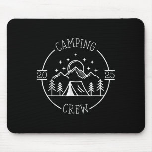 Camping Cousin Crew 2025 Family Reunion Campout Ad Mouse Pad