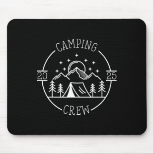 Camping Cousin Crew 2025 Family Reunion Campout Ad Mouse Pad