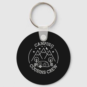 Camping Cousins Crew Family Reunion Road Trip 2025 Keychain