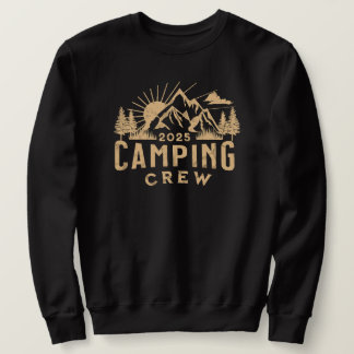 Camping Crew 2025 Camping Lover Camp Sweatshirt