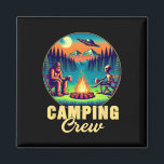 Camping Crew Camper Drinking Team Funny Bigfoot Al Magnet<br><div class="desc">Camping Crew Camper Drinking Team Funny Bigfoot Alien</div>