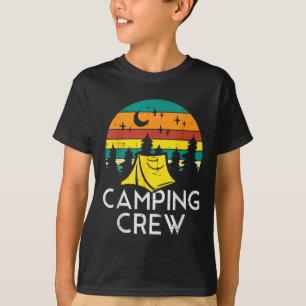 Camping Crew Cute Camper Boys Girls Kids Youth Tod T-Shirt