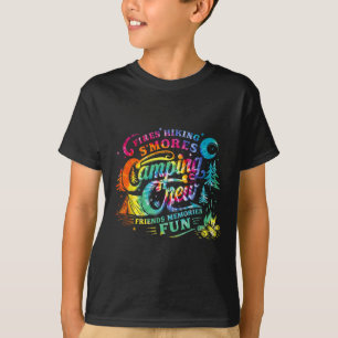 Camping Crew Family Matching Tie Dye Friends Men W T-Shirt