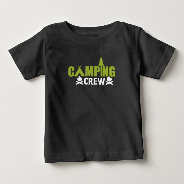 Camping Crew kids camping tshirt (Front)