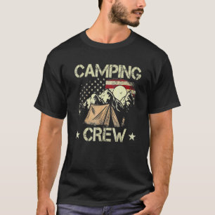 Camping Crew  Matching Camping Retro Vintage Campe T-Shirt