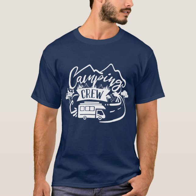Camping Crew RV T-Shirt (Front)