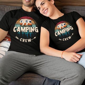 Camping Crew Shirt, Happy Camper Retro T-Shirt