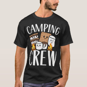 Camping Crew Smore Campfire Group Squad Team T-Shirt