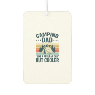 Camping Dad Vintage Retro Outdoor Vector Shirt Des Air Freshener