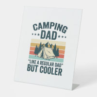 Camping Dad Vintage Retro Outdoor Vector Shirt Des