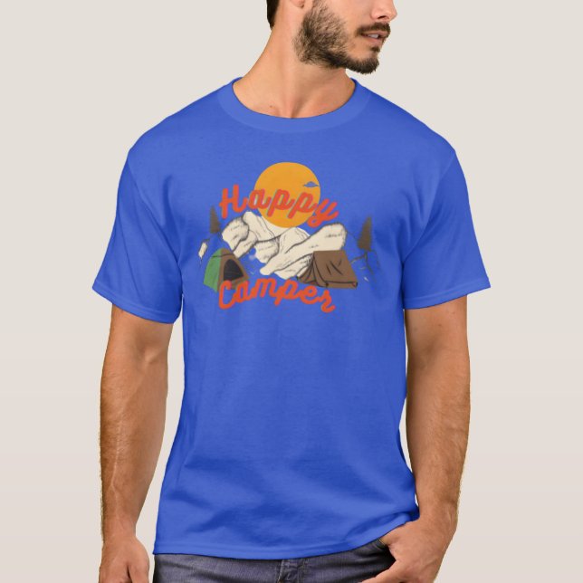 Camping design funny T-Shirt (Front)