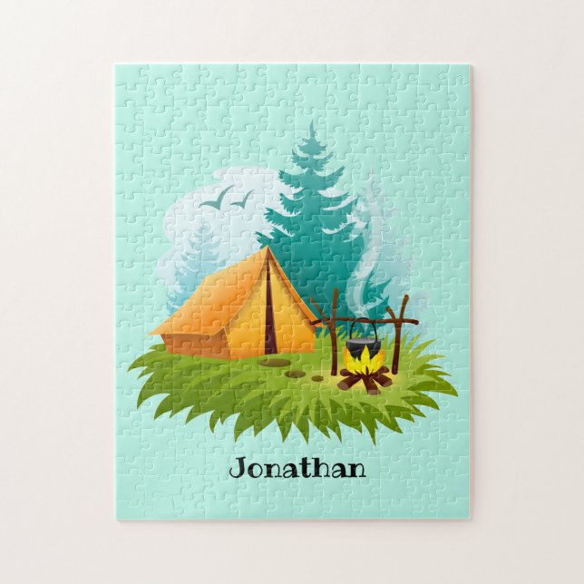 Camping Design Jigsaw Puzzle (Vertical)