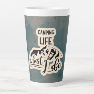 Camping Enthusiast Latte Mug
