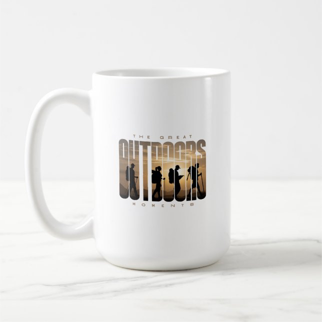 Camping extérieur | Mug classique 15# (Gauche)