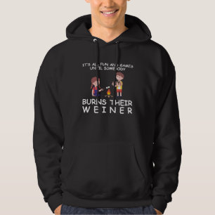 Camping Family Campfire Fire Weiner Epic Kids Hoodie