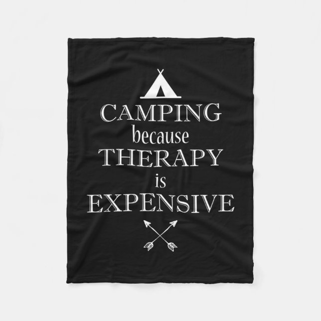 Camping  fleece blanket (Front)