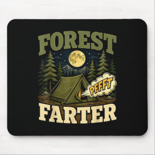 Camping forest farter tent humour  mouse pad