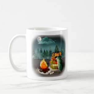 Camping Forest Night Adventure Coffee Mug