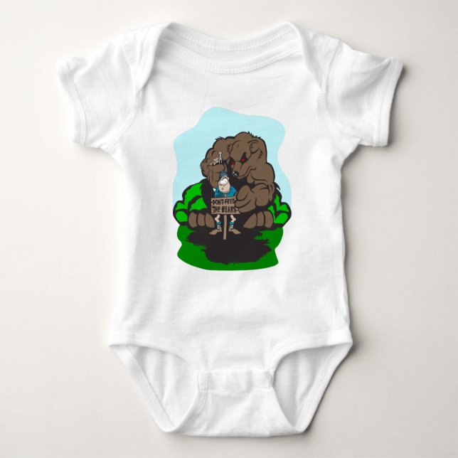 Camping Fun Baby Bodysuit (Front)