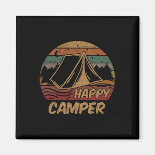 Camping Gifts Happy Camper Campsite Scout Lovers C Magnet