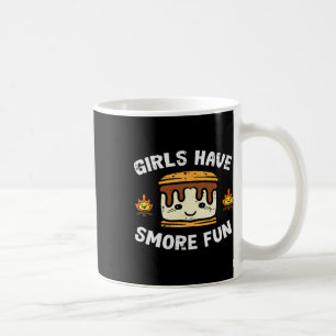 Camping Girls Have Smore Fun Camper Girls Kids Tod Coffee Mug