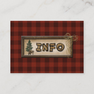 Camping, Glamping, Nature Wedding Enclosure Card