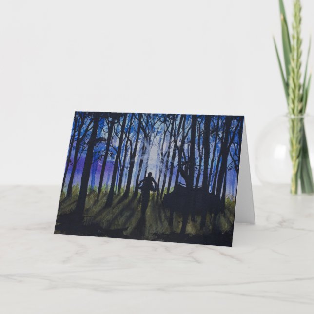 Camping Greeting Card (Front)