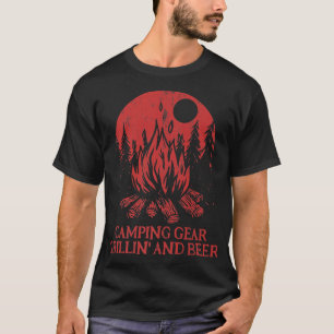 Camping Grillin And Beer Camper Party Camp Celebra T-Shirt