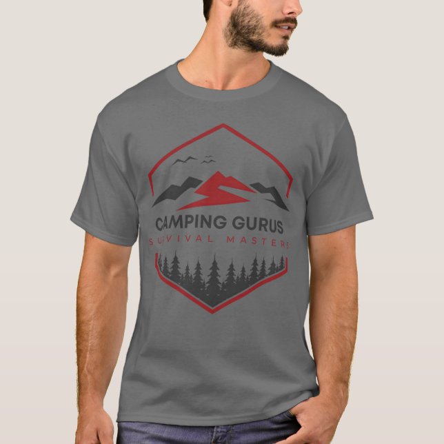 Camping Gurus Survival Masters gift T-Shirt (Front)