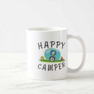 Camping - Happy Camping Trailer Camper Tee Coffee Mug