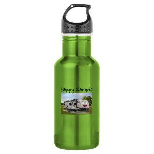 Camping  Happy Retirement in ithe RV by Funnycoomb 532 Ml Water Bottle