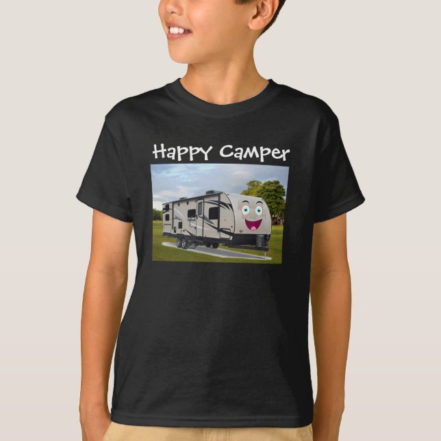 Camping  Happy Retirement in ithe RV by Funnycoomb T-Shirt (Front)