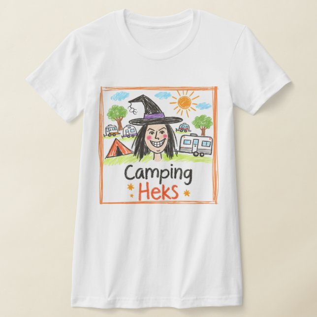 "Camping Heks" T-Shirt (Laydown)