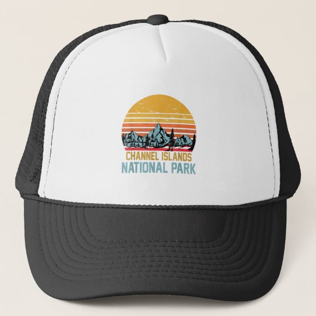 Camping Hiking Channel Islands National Park T-Shi Trucker Hat (Front)