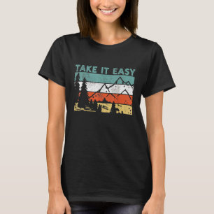 Camping Hiking Scout Retro T-Shirt