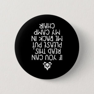 Camping If You Can Read This Funny Camper Men Wome 2 Inch Round Button