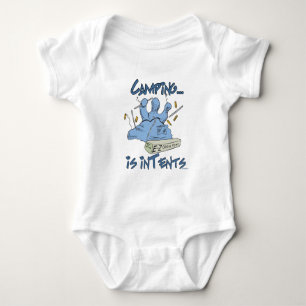 Camping is Intents Baby Bodysuit