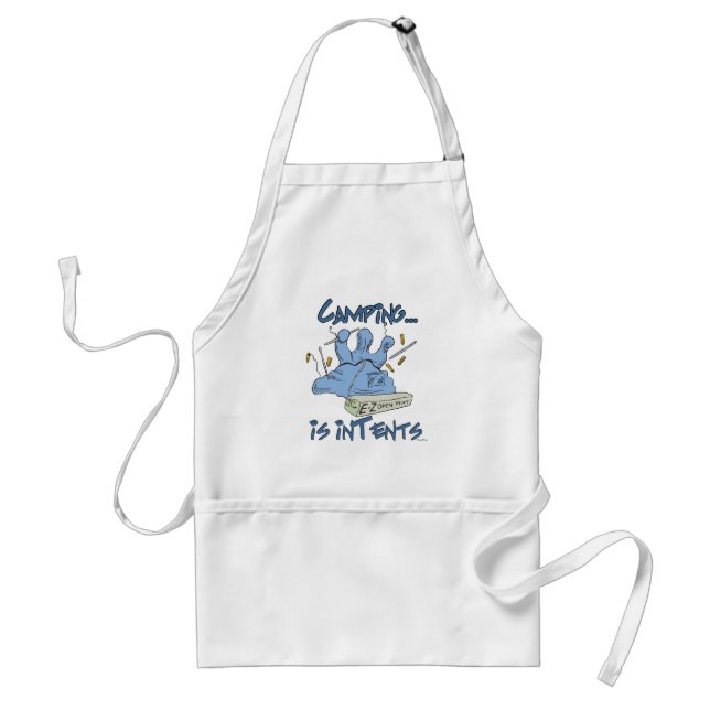 Camping is Intents Standard Apron (Front)