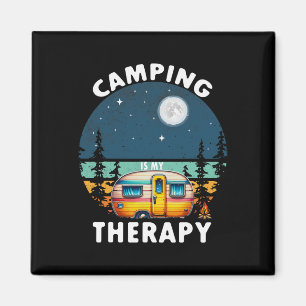 Camping Is My Therapy Magnet
