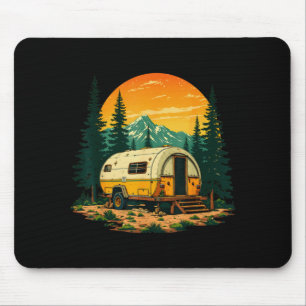 Camping is my therapy mouse pad