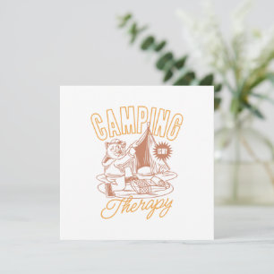 Camping Is My Therapy– Vintage Cat