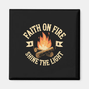 Camping Jesus Christ Religion Christian Camper Chr Magnet