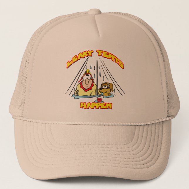 Camping-LeakyTents Trucker Hat (Front)