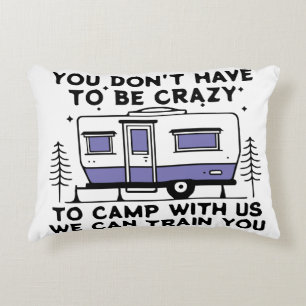 Camping Legend Since Forever Accent Pillow