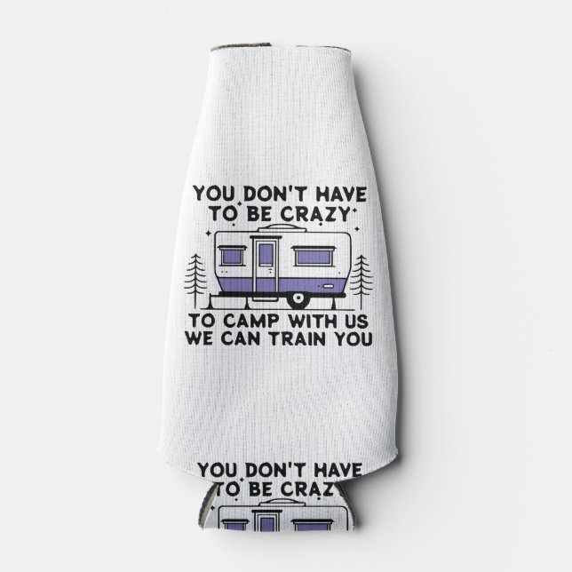 Camping Legend Since Forever Bottle Cooler (Front)